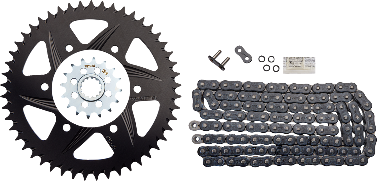 VORTEX CK6360 Chain and Sprocket Kit - HFRA - Black - Yamaha YZF-R1 | Street