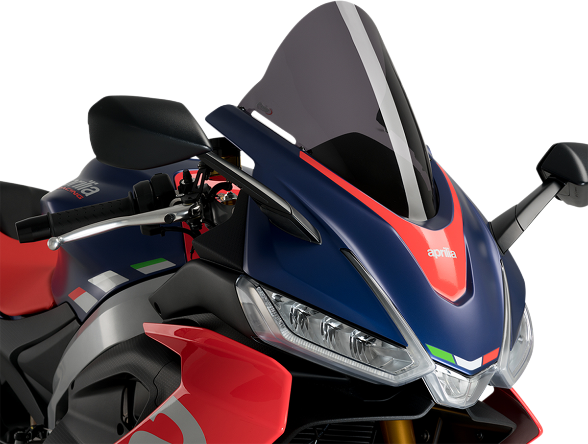 Puig Hi-Tech Parts 20571F Race Windscreen - 12-1/2" - Dark Smoke - RS 660 | Street