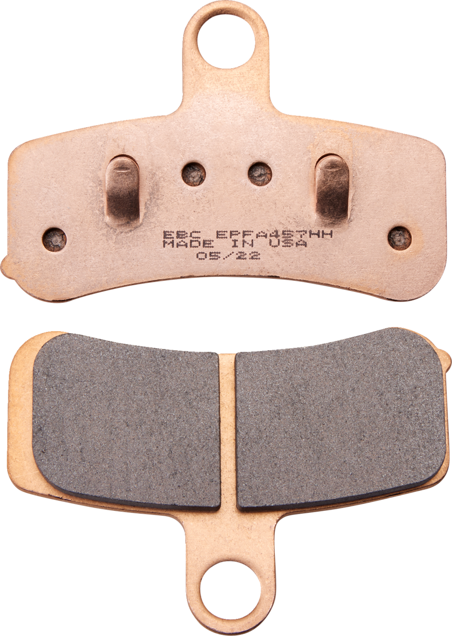 EBC EPFA-HH Series Sintered Front Brake Pads - EPFA457HH (Harley-Davidson FXDB Street Bob / FXDF Fat Bob / FXDWG Dyna Wide Glide 2008–2017)