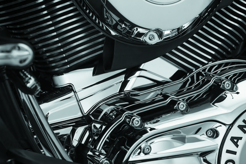 Kuryakyn Cylinder Base Cover Indian Models Chrome - Cycle City Outdoors