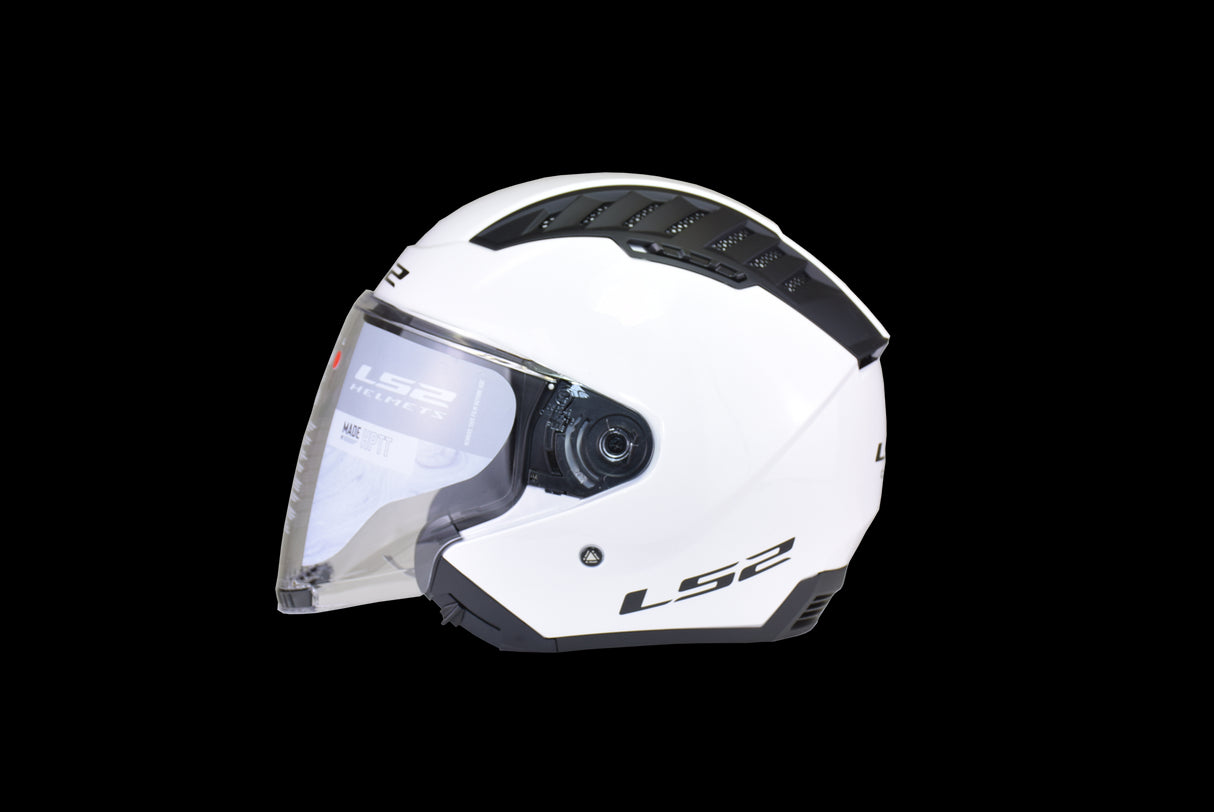 LS2 - Copter Open Face Helmet - Gloss White