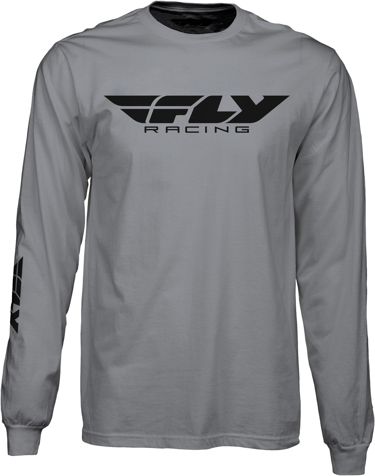 Fly Corporate L/S Tee Grey Sm - Cycle City Outdoors