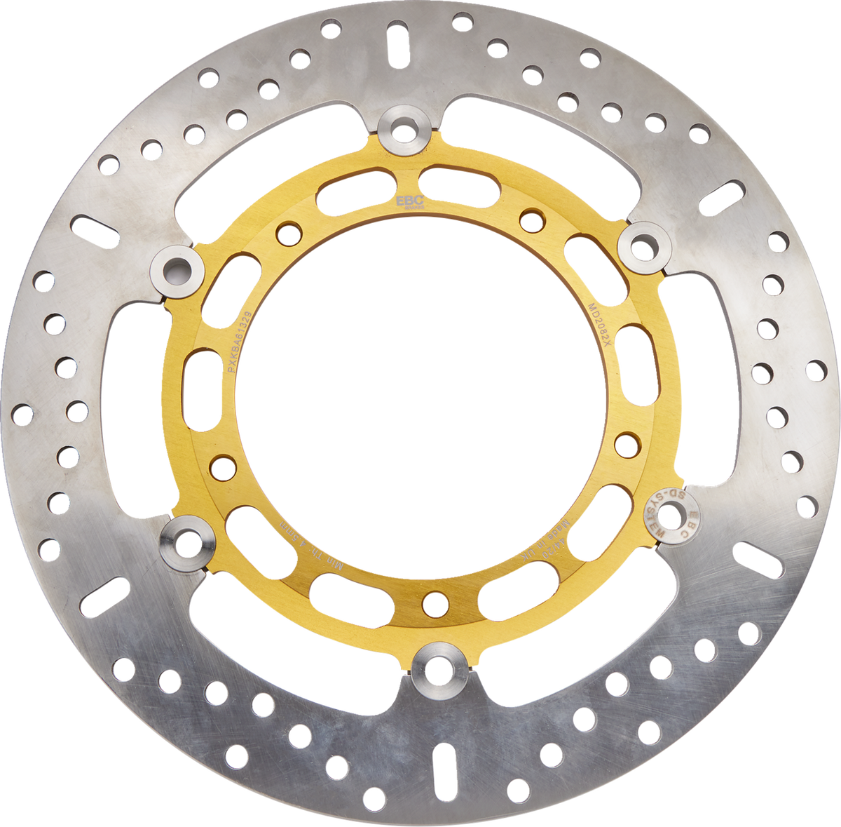 EBC Brake Rotor, Front - MD2082X (Yamaha FZ6R / Raider S / XV19CX Raider 2003–2024)