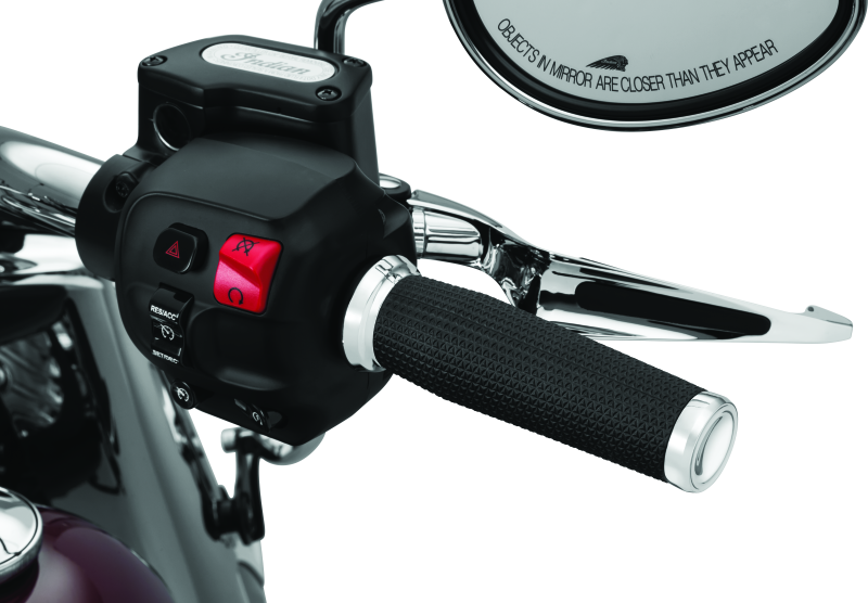 Kuryakyn Thresher Grips 14-17 Indian Models Chrome - Cycle City Outdoors