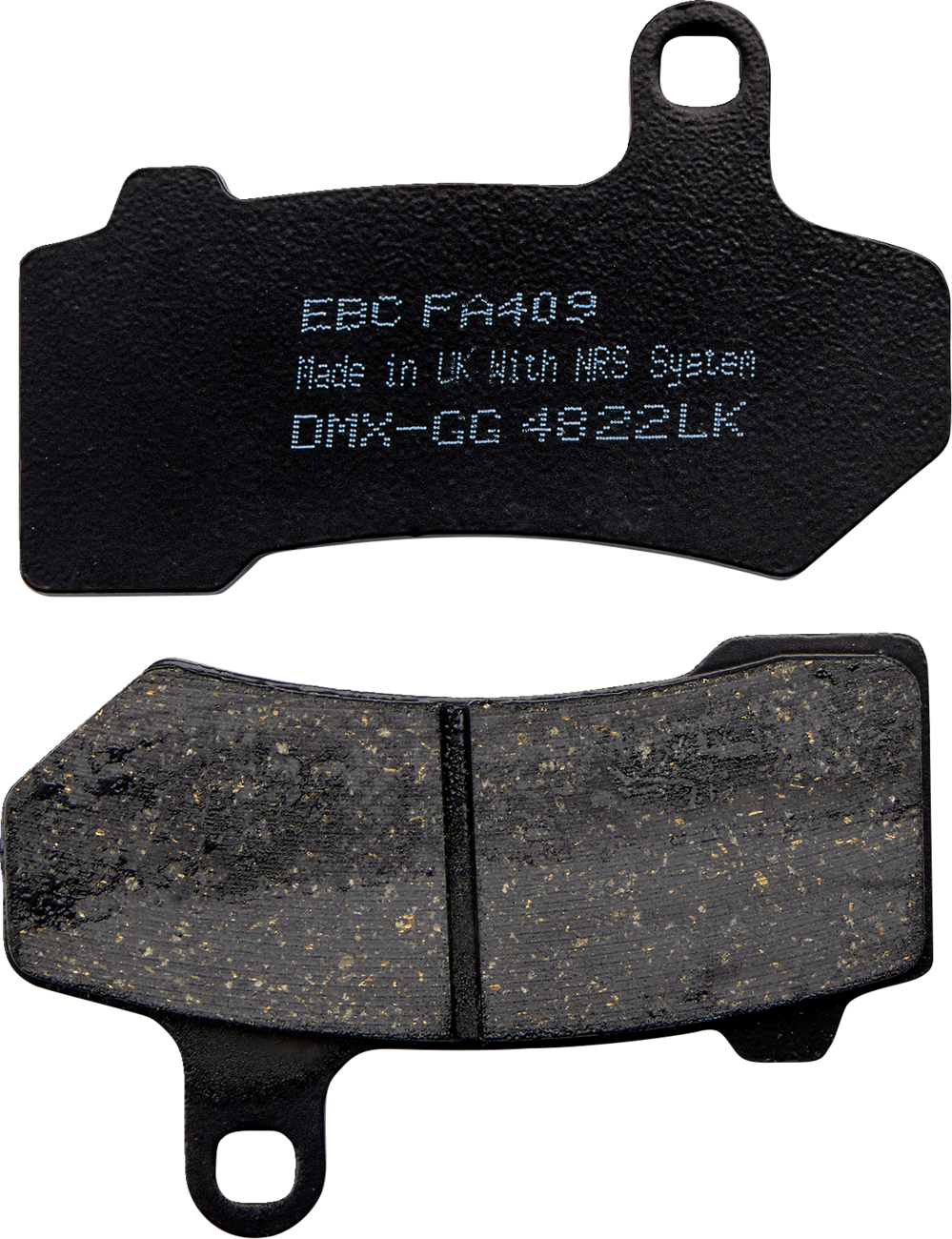 EBC FA Series Organic Base Brake Pads - FA409 (Harley-Davidson FLHX Street Glide / FLHR Road King / Electra Glide Police FLHTPI 2006–2024)