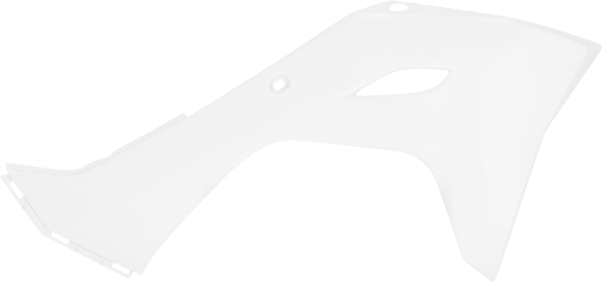 Cycra 1CYC-1872-30 Radiator Shrouds - White - Kawasaki - KX '24-'25 | Off-Road