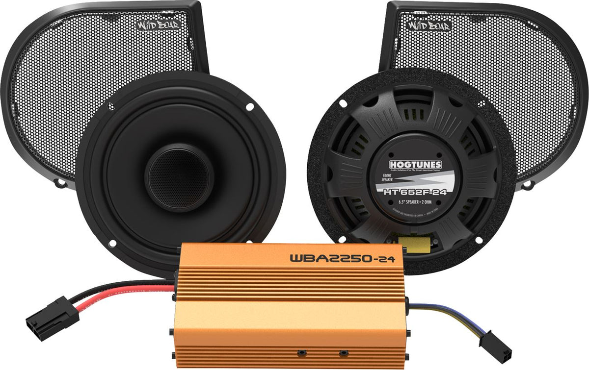 Wild Boar Audio Amp & Speaker Kit | 500W | Harley-Davidson Street Glide FLHX | 4405-1055