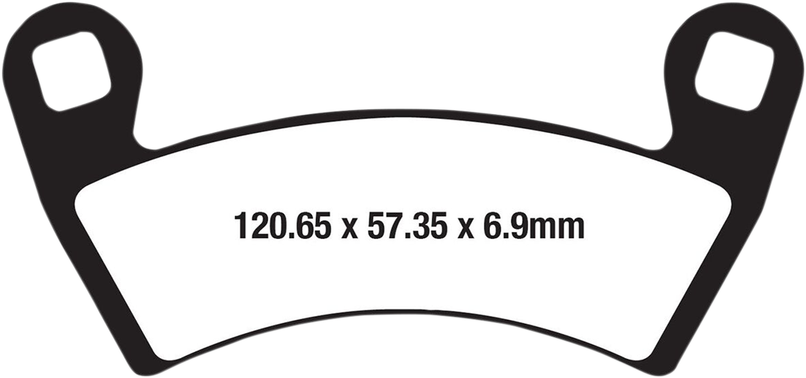 EBC FA-R Series Sintered Brake Pads - FA656R (Polaris Ranger Crew XP 1000 / General 1000 / RZR PRO XP 2012–2024)