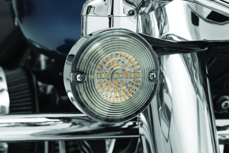 Kuryakyn Luminez L.E.D. Front Turn Signal Insert 1157 White/Amber - Cycle City Outdoors