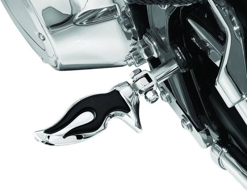 Kuryakyn Flamin Peg With Male Mount Adapter Chrome - Cycle City Outdoors