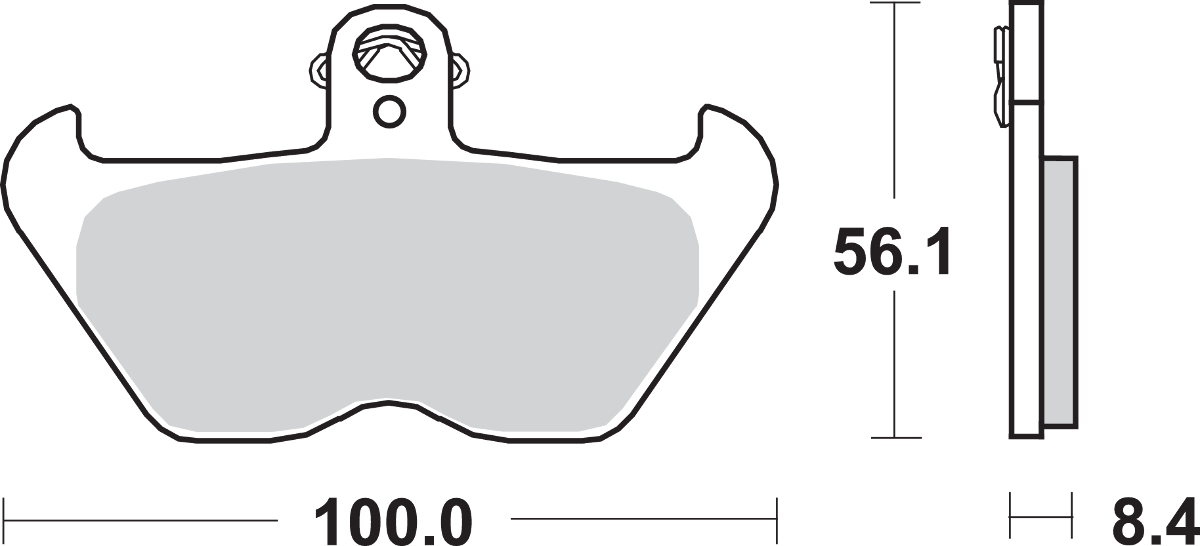 SBS HS Series Sintered Front Brake Pads - 703HS (BMW R850R / R1100GS / R1100RT 1994–2006)