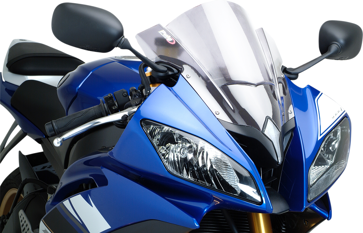 Puig Hi-Tech Parts 4635W Race Windscreen - 13-3/4" - Clear - YZF-R6 | Street