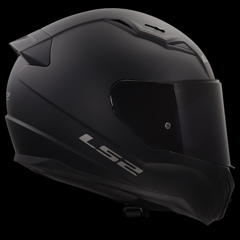 LS2 Centric Motorcycle Helmet w/ Dk Smoke Shield Matte Blk