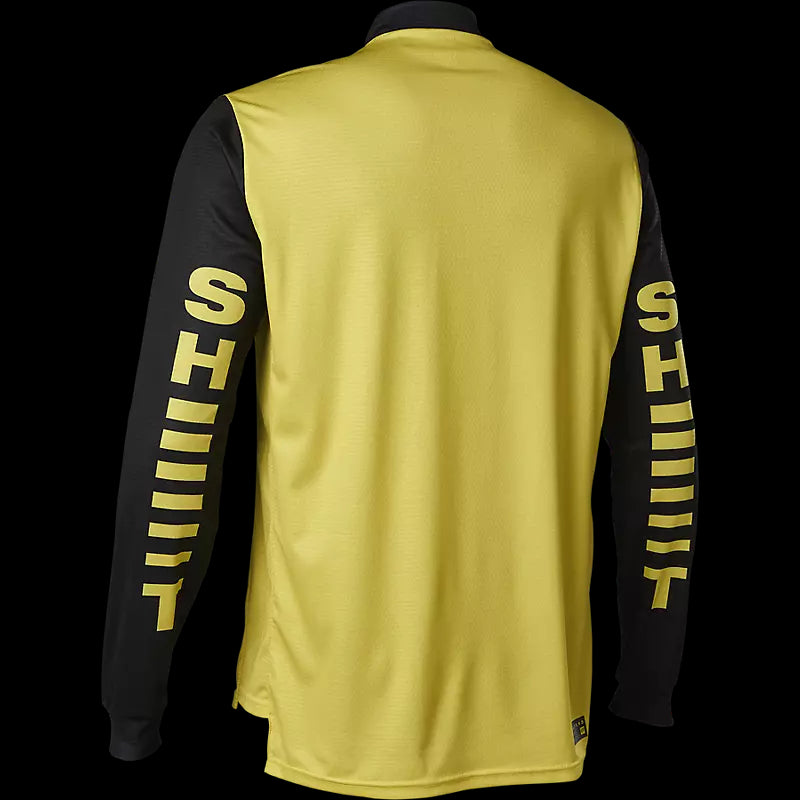 Fox Racing - Defend Ls Jersey Supertrick - Pr Ylw - L