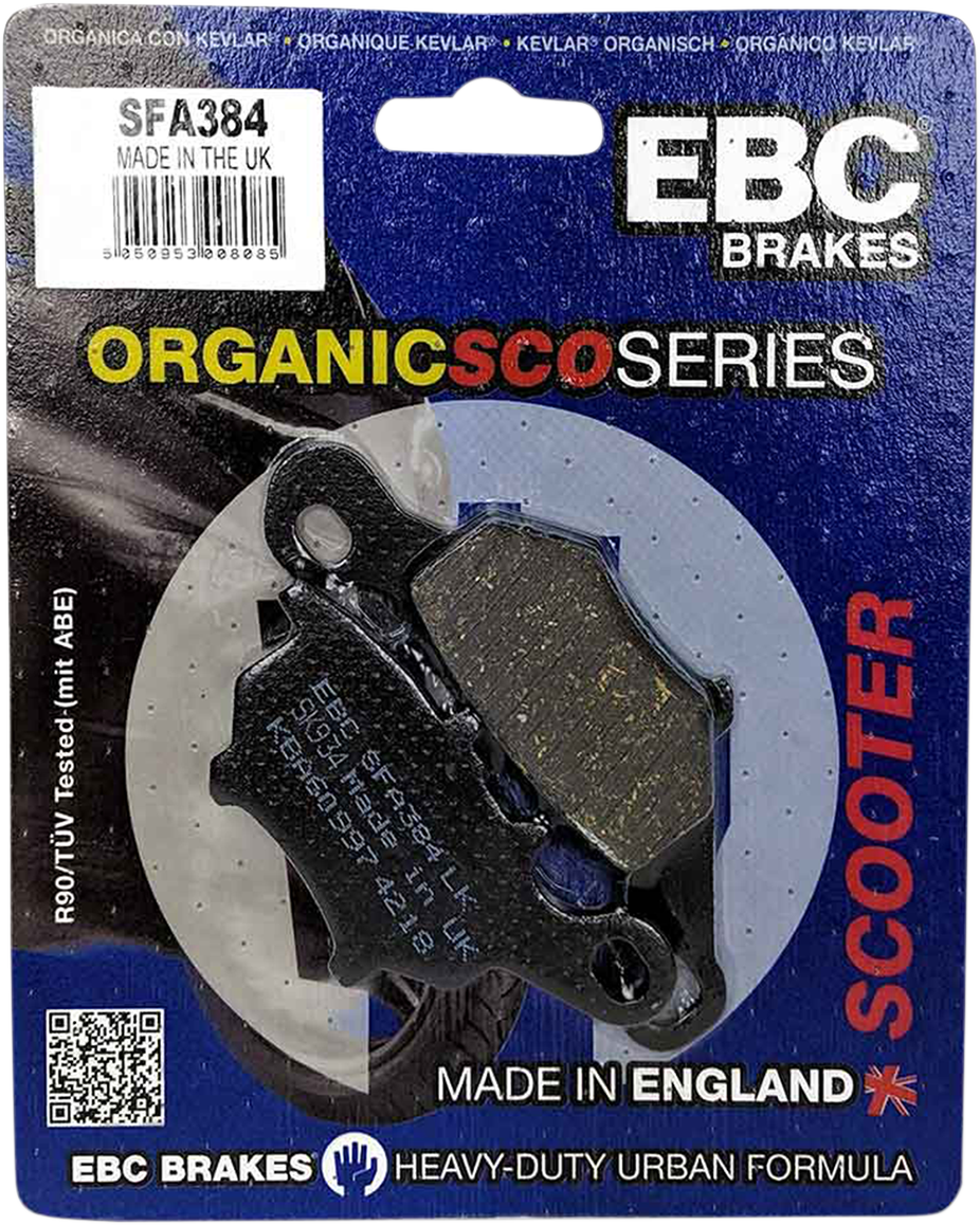 EBC SFA Series Ceramic Front Brake Pads - SFA384 (Yamaha Zuma 50 2013–2016)