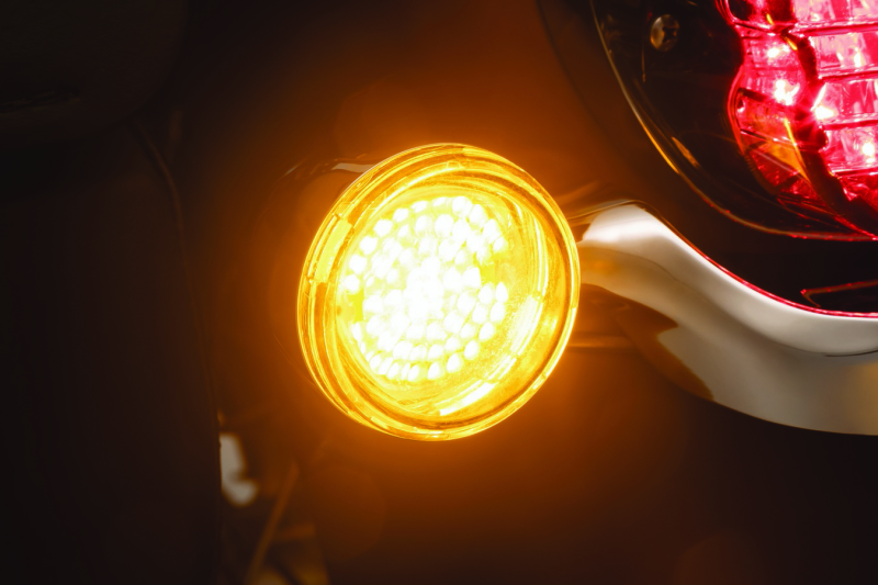 Kuryakyn Luminez L.E.D. Rear Turn Signal Insert 1156 Amber - Cycle City Outdoors