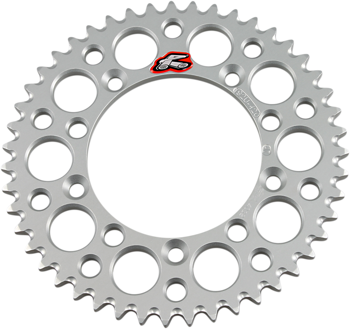 RENTHAL 192U-420-47GPSI Rear Sprocket - Aluminum - 47 Tooth - Silver - Gas Gas/Husqvarna/KTM | Off-Road