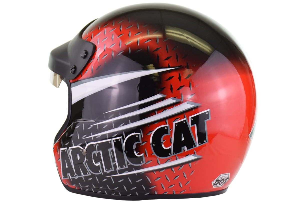Arctic Wear - fiberglass Helmet - Red - XL (new old stock)