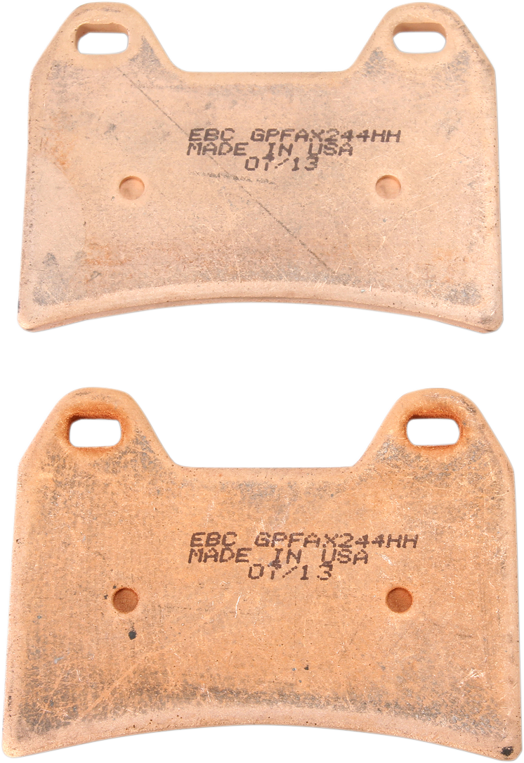 EBC GPFAX-HH Series Sintered Front Brake Pads - GPFAX244HH (Ducati / Moto Guzzi / Benelli / Victory / Aprilia / MV Agusta 1997–2019)