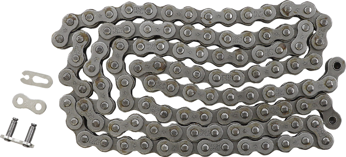 JT CHAINS JTC520HDS108SL 520 HDS - Ultimate Competition Chain - Steel - 108 Links | Adventure/ATV/UTV