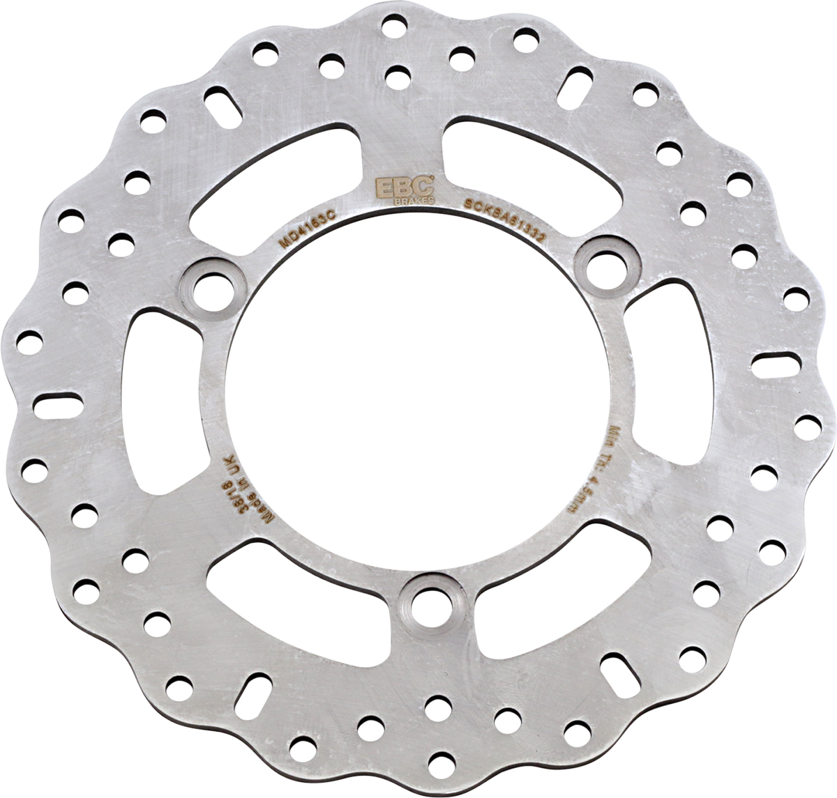 EBC MD Series Pro-Lite Contour Brake Rotor, Rear - MD4163C (Kawasaki Ninja 300 / Ninja 400 / Versys-X 300 2008–2023)
