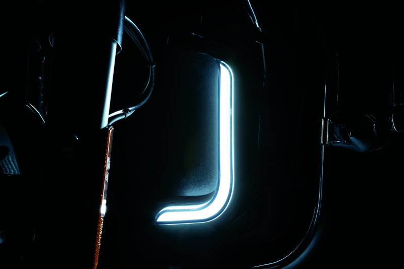 Kuryakyn Tracer LED Fairing Lower Accents Black - Cycle City Outdoors