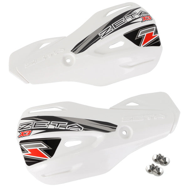 Zeta X3 Handguard Shield White