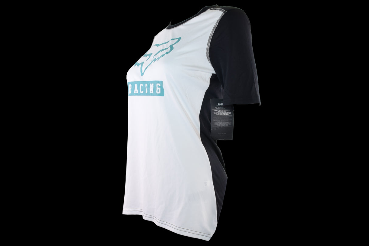 Fox Racing - Womens Ranger Short Sleeve Block Jersey - Wht/Blk - S