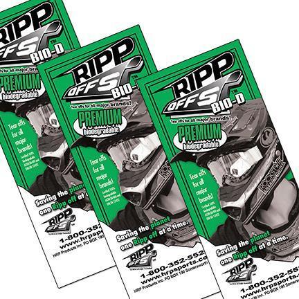 HRP Ripp Offs Fly Zone/Focus 2012 Or Newer (Biodegradable)20 Pk