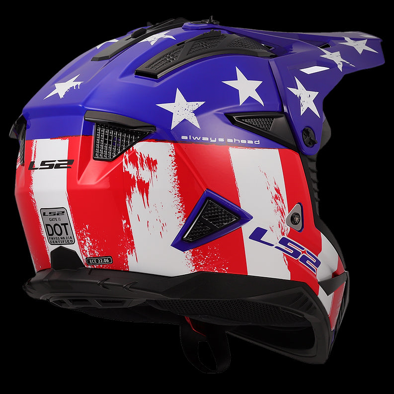 LS2 - Gate II Battle Scar Motocross Helmet