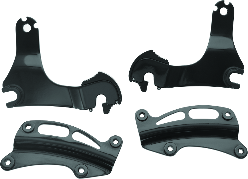 Kuryakyn Quick Release Mount For Multi-Purpose Backrest 14-Up Touring Models Black - Cycle City Outdoors