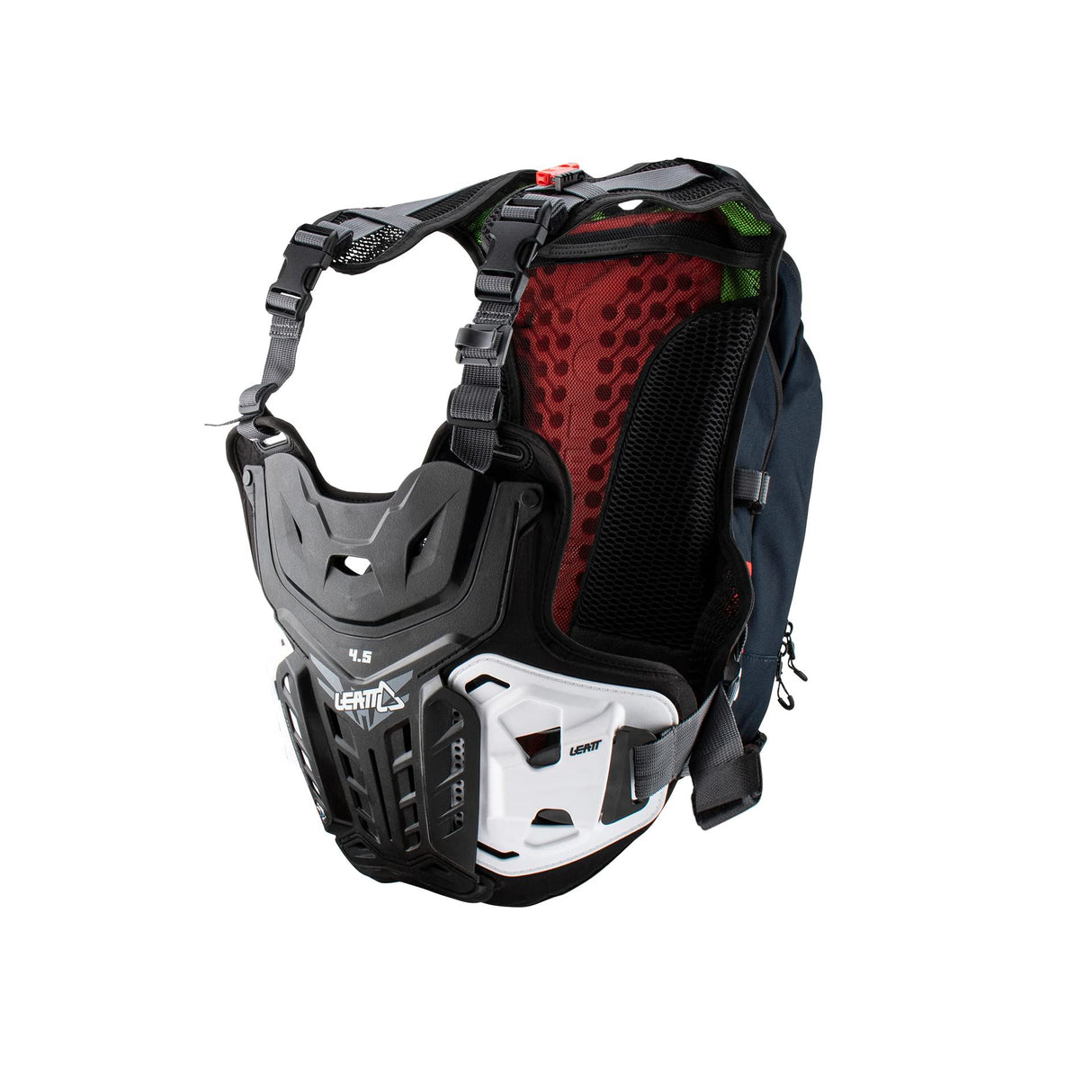 Leatt - Chest Protector Moto 4.5 Hydra Blk/Red - Cycle City Outdoors
