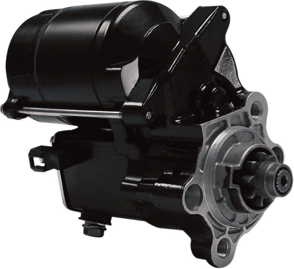 DRAG SPECIALTIES 1.4 kW Starter 81-13 XL Black 80-1009 - Cycle City Outdoors