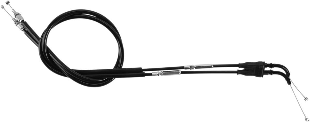 MOTION PRO Black Vinyl Throttle Cable - Push/Pull - Kawasaki 03-0365