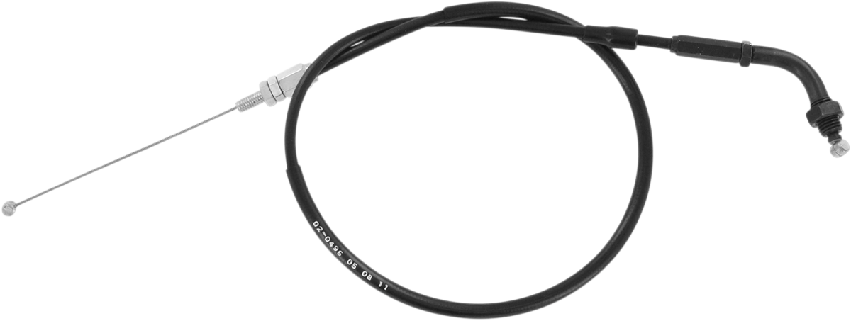 MOTION PRO Black Vinyl Throttle Cable - Pull - Honda 02-0496
