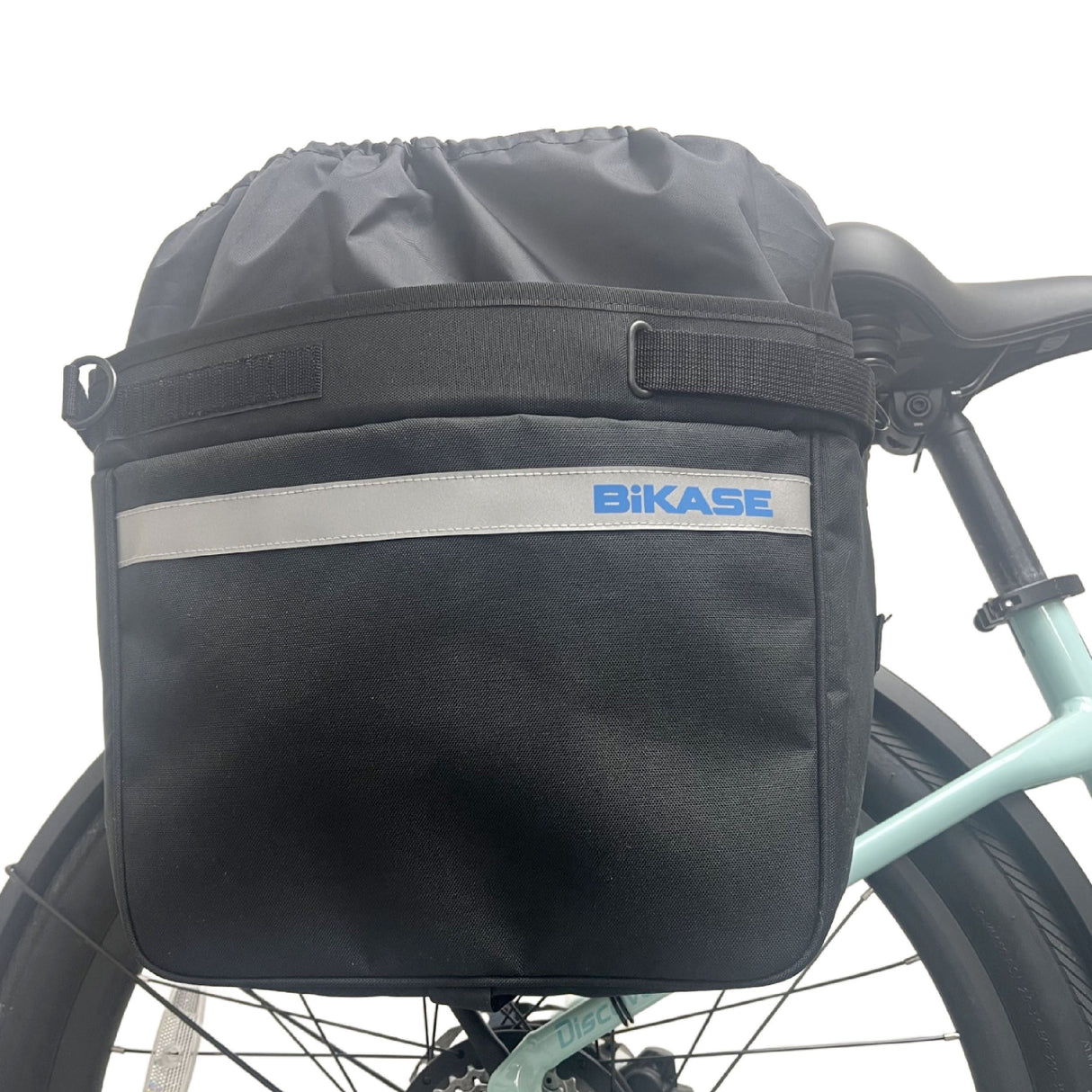 BiKASE Grocery Pannier with Black Fly Cover