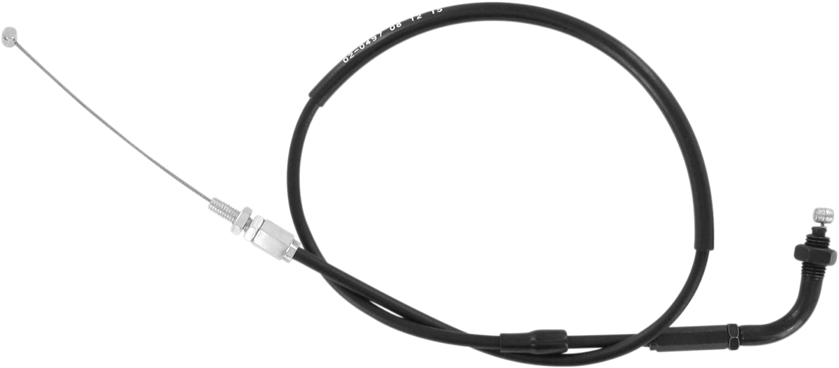 MOTION PRO Black Vinyl Throttle Cable - Pull - Honda 02-0497