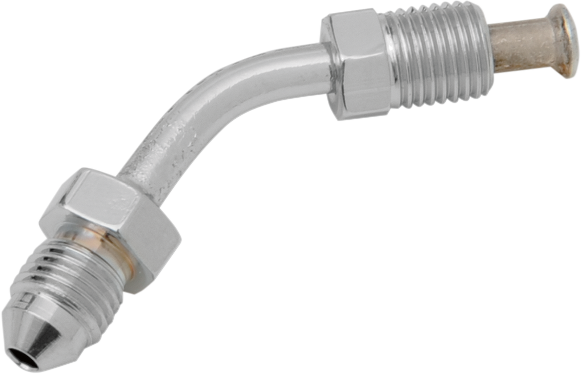 DRAG SPECIALTIES #3 Male Fitting - 3/8-24 Inverted Flare - 45? 281 - Cycle City Outdoors