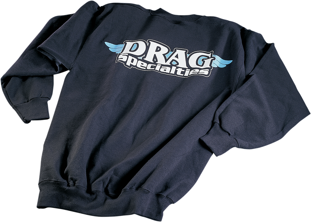 DRAG SPECIALTIES Drag Specialties Sweatshirt - Black - 2XL 111829 - Cycle City Outdoors