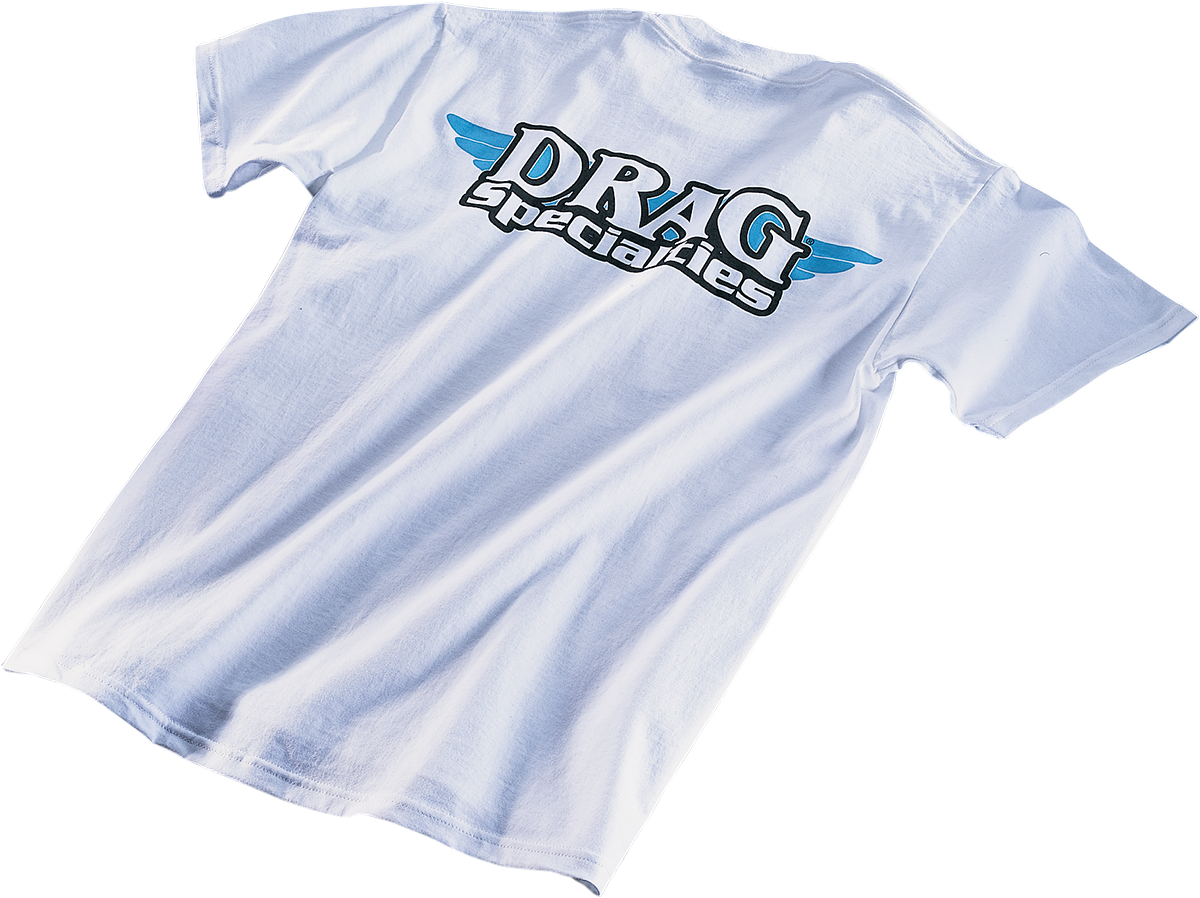 DRAG SPECIALTIES Drag Specialties T-Shirt - White - Large 111831 - Cycle City Outdoors