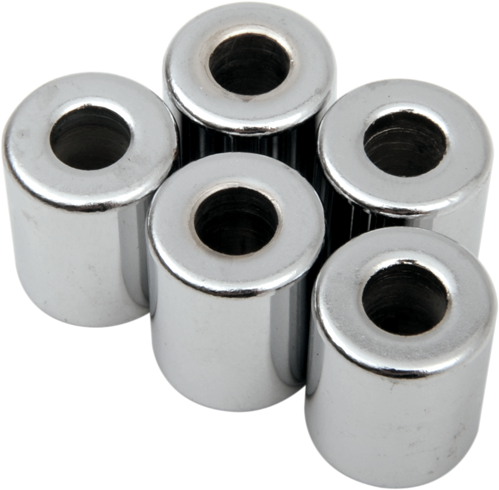 DRAG SPECIALTIES Spacer - Chrome - 1/4" x 5/8" x 3/4" MPB505 - Cycle City Outdoors