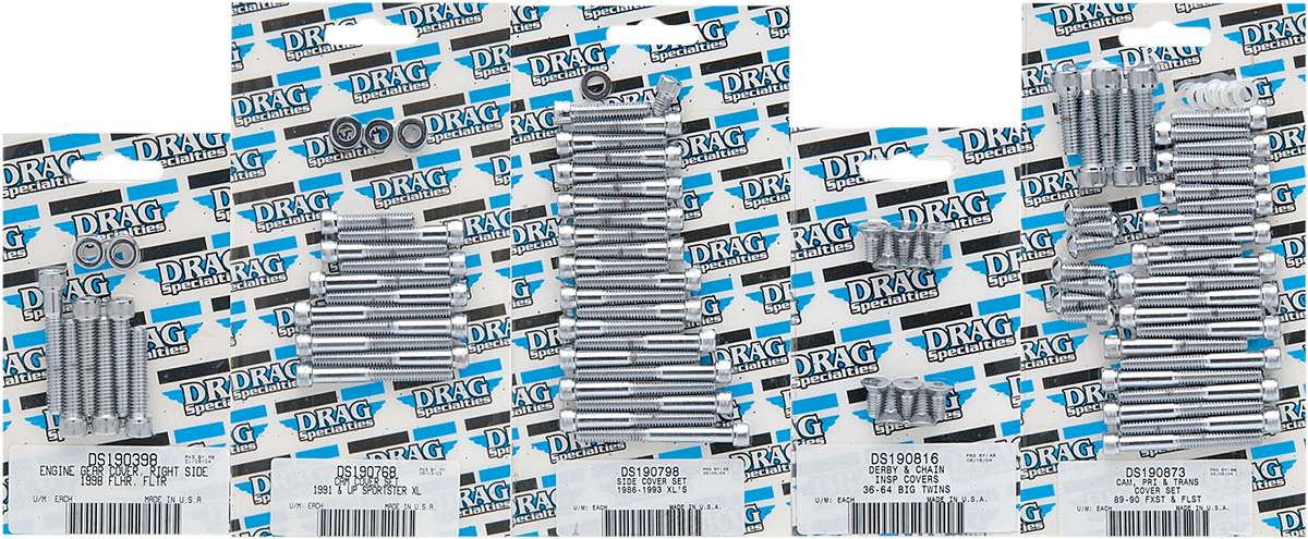 DRAG SPECIALTIES Bolt Kit - Camshaft Cover - Socket-Head - Evolution MK366 - Cycle City Outdoors