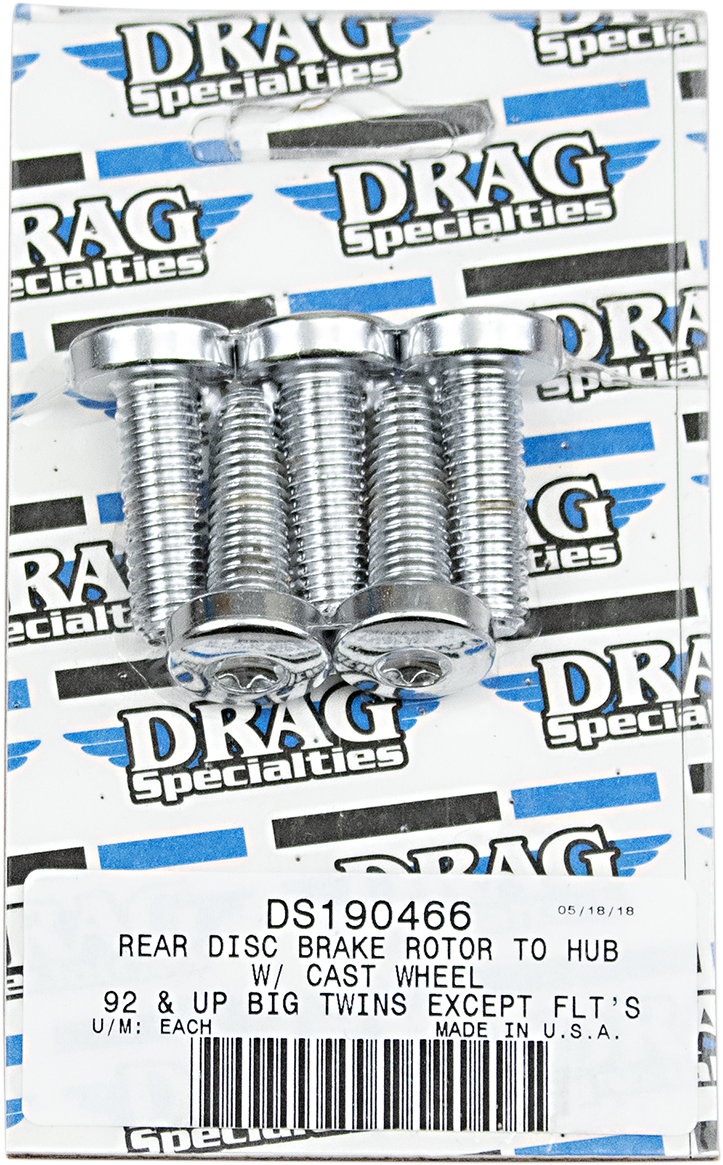 DRAG SPECIALTIES Mounting Kit - Rotor - Cast - Rear MK307 - Cycle City Outdoors