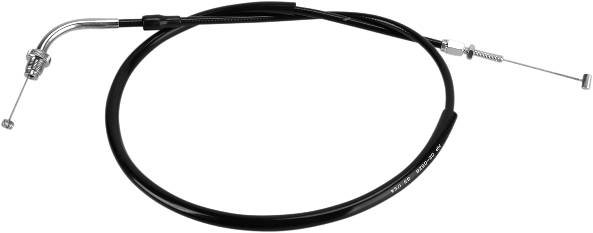MOTION PRO Black Vinyl Throttle Cable - Push - Honda 02-0526