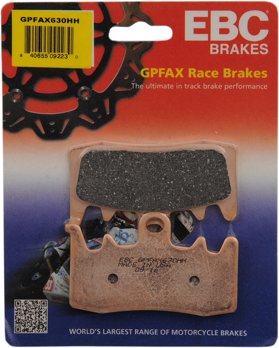 EBC GPFAX-HH Series Sintered Front Brake Pads - GPFAX630HH (Ducati / Can-Am / MV Agusta / BMW / Aprilia 2013–2022)