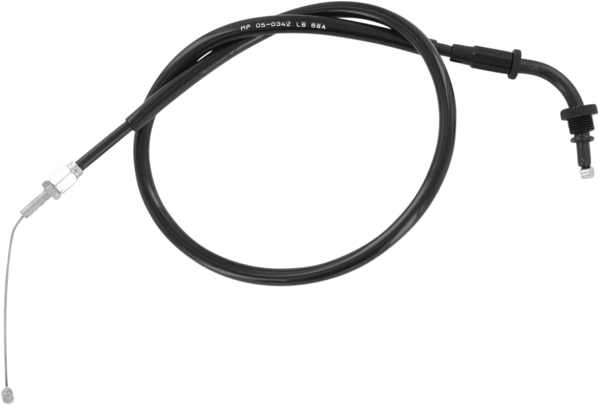 MOTION PRO Black Vinyl Throttle Cable - Push - Yamaha 05-0342