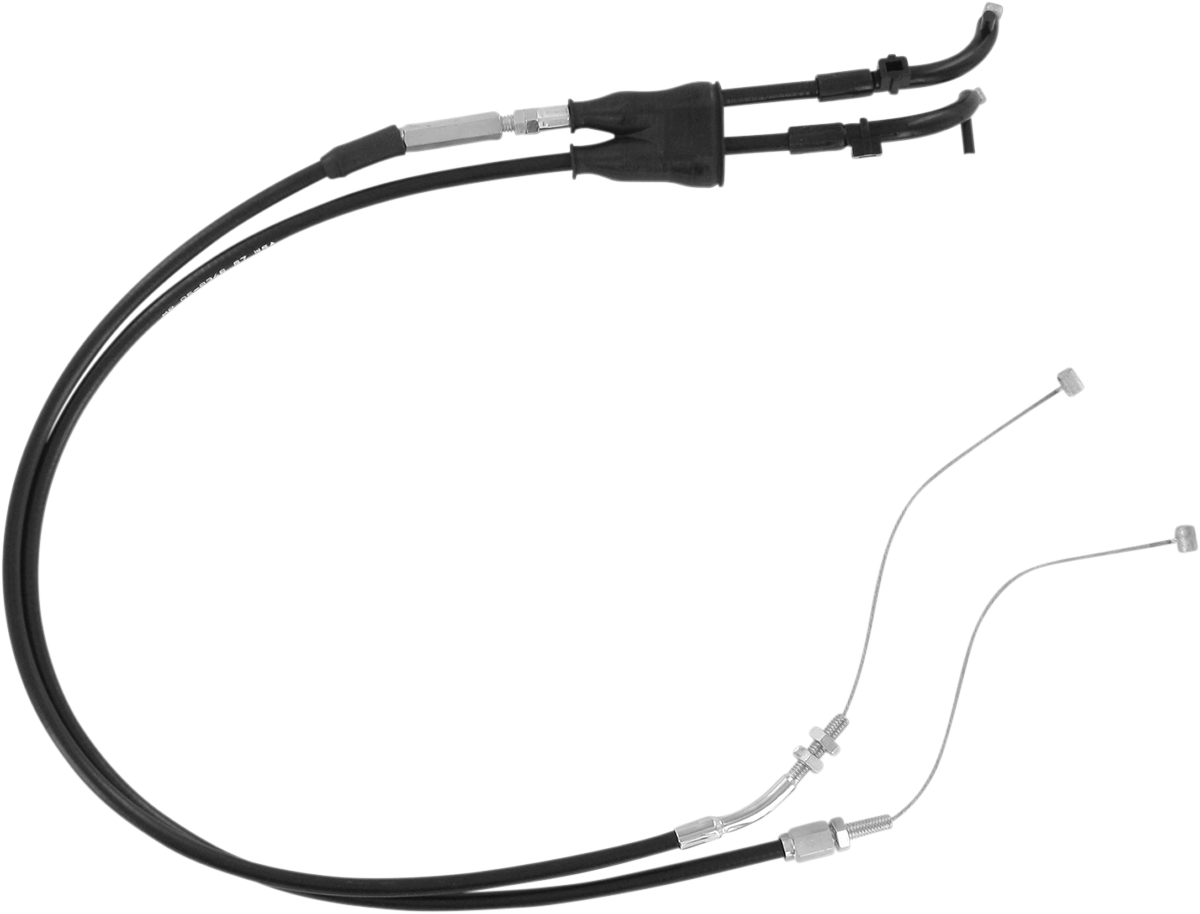 MOTION PRO Black Vinyl Throttle Cable - Push/Pull - Yamaha 05-0346