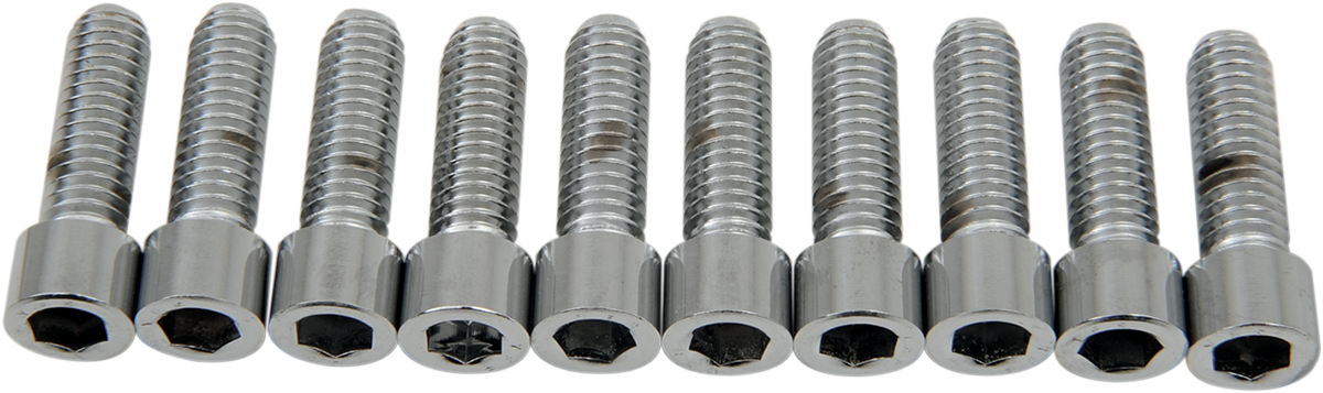 DRAG SPECIALTIES Bolts - Socket-Head - Smooth - 5/16-18 x 1" MPB217S - Cycle City Outdoors