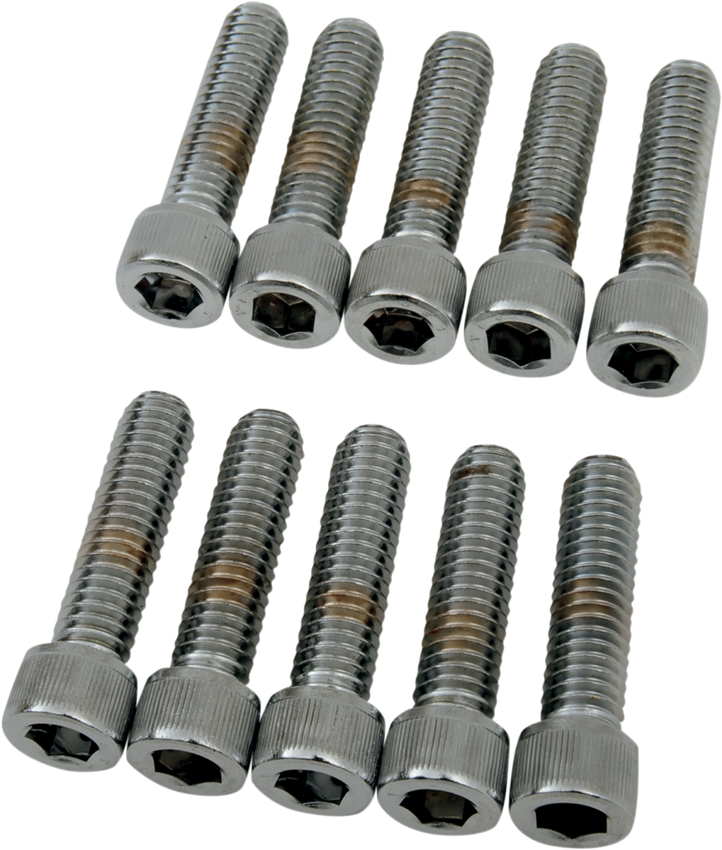 DRAG SPECIALTIES Bolts - Socket-Head - Knurled - 5/16-18 x 1-1/4" MPB218 - Cycle City Outdoors