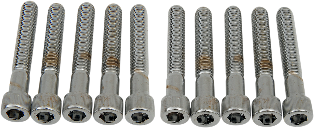 DRAG SPECIALTIES Bolts - Socket-Head - Knurled - 5/16-18 x 2" MPB221 - Cycle City Outdoors